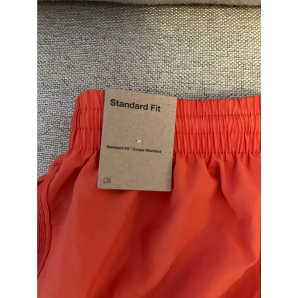 NWT Nike Dri-Fit Bright Orange Athletic Shorts with Swoosh